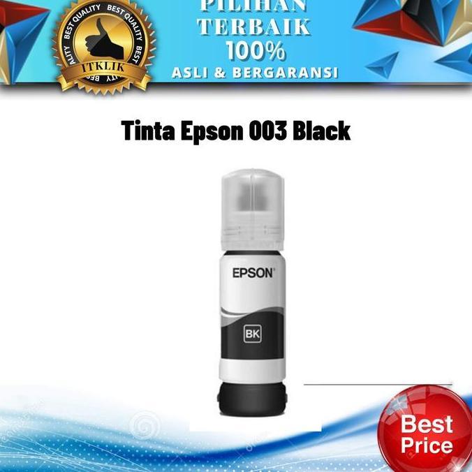 Terpopuler- Tinta Epson 003 1 Set (4 Warna) L3110/L3150/L1110/L5190 Tinta Epson Original