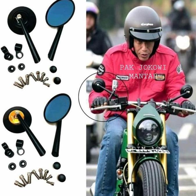 Spion Bulat Clasic Jokowi Universal Motor Original Rizoma