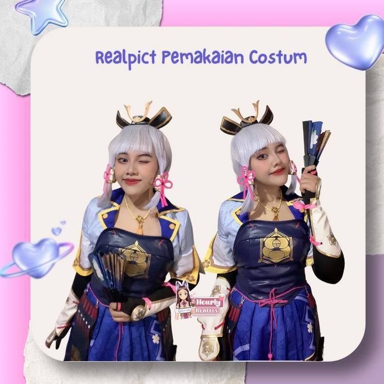 Murah Sewa / Rental Baju Cosplay Ayaka Genshin Impact