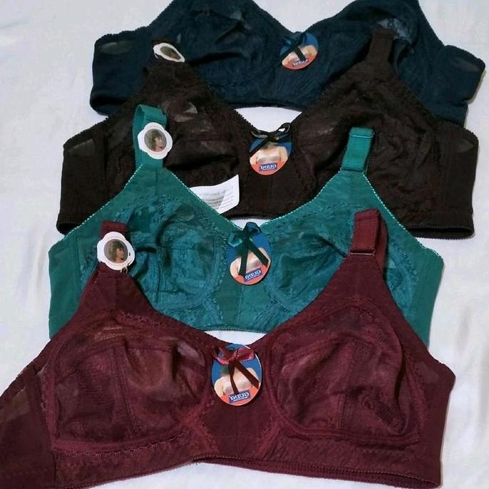 { 3 PCS} BH SISTER GUINI 408 CUP BESAR TANPA BUSA TANPA KAWAT KAIT 3