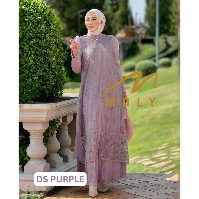 Baju Hari Raya gamis wanita muslim Gaina Dress by MDLY