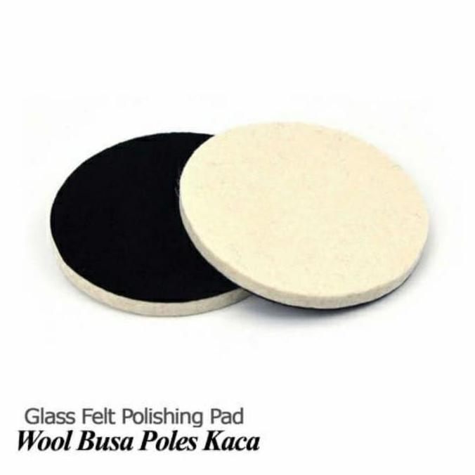 Carecar- Felt Polishing Pad/ Pad Poles Kaca