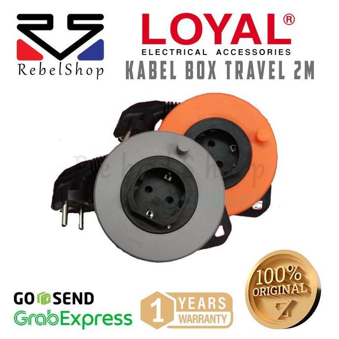 Promo Loyal Kabel Roll 2 Meter Box Mini Travel SNI - LY-150 / LY150 Diskon