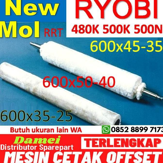 Irongo- New Mol Ryobi 500K Kain Rol Air Ryobi 500N Dampening Sleeve Ryobi 480K
