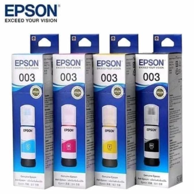 Terpopuler- Tinta Epson 003 Black Tinta Epson L1110 L3110 L3150 L5190 Resmi Epson