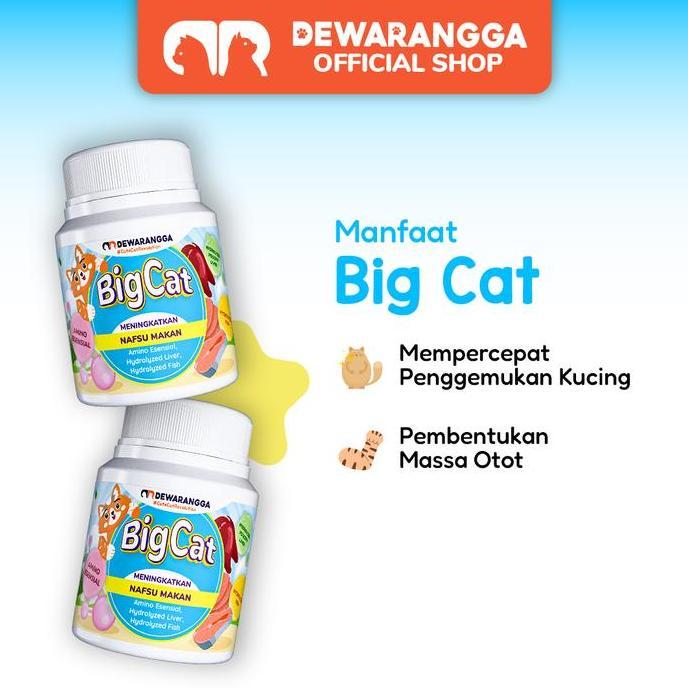 Fishman- Big Cat - Vitamin Nafsu Makan & Gemukin - Dewarangga