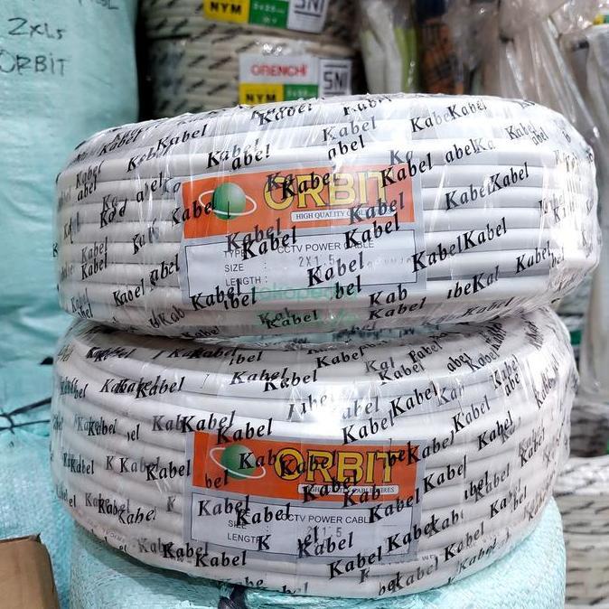 Promo KABEL LISTRIK KAWAT TEMBAGA SPIN CABLE 2x1.5 NYM 50 METER FULL Diskon