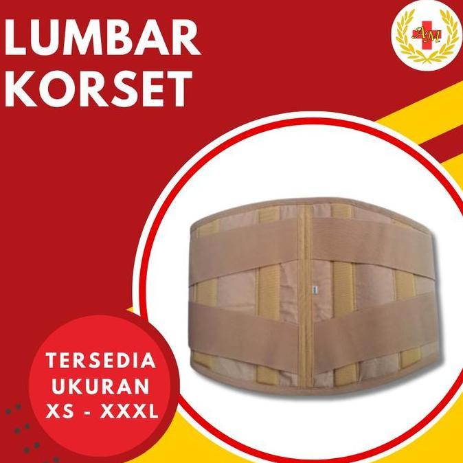 TERMURAH - Lumbar Korset Lumbal Korset Penyangga Tulang Belakang Punggung HNP