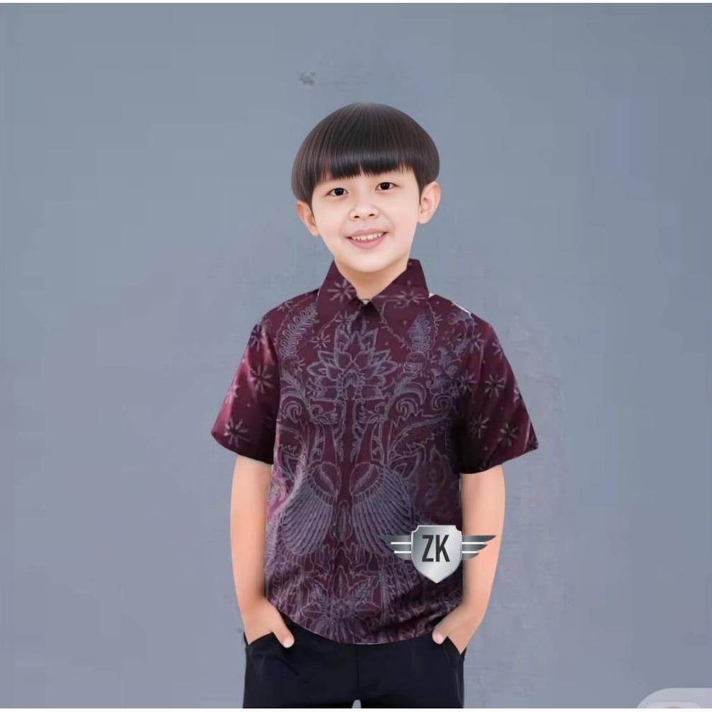 DISKON BAJU BATIK PEKALONGAN ANAK LAKI LAKI HEM BATIK PEKALONGAN USIA BAYI - REMAJA