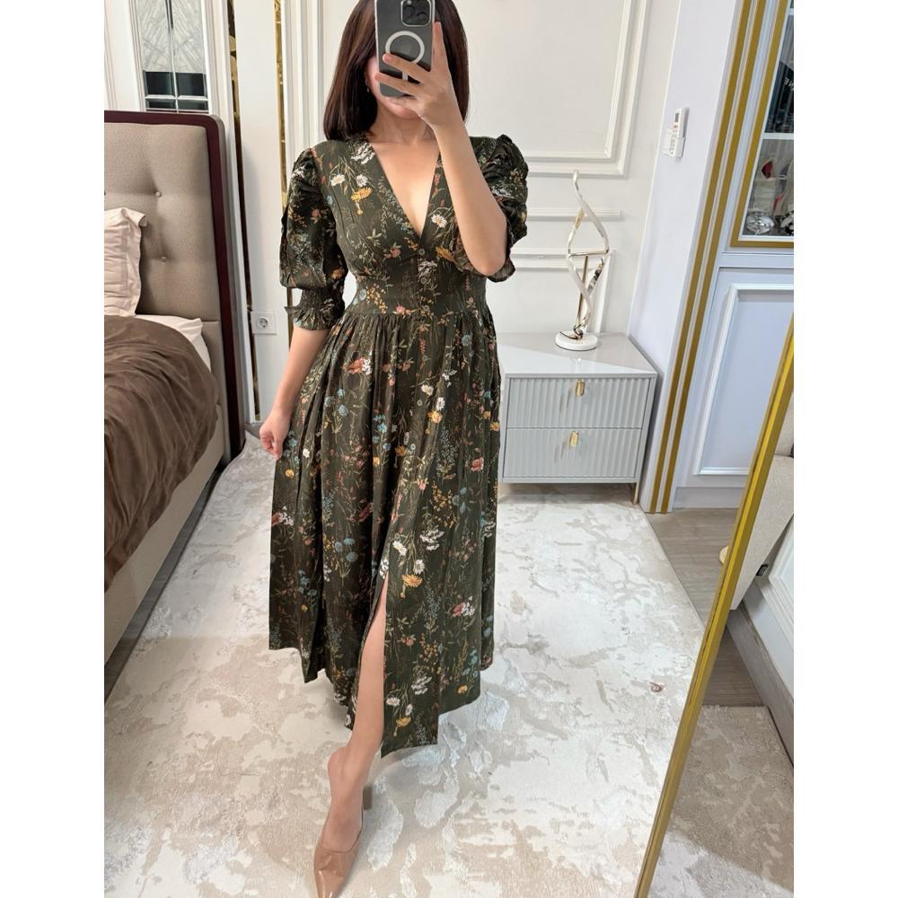 FREE ONGKIR DRESS MAXI KOREAN STYLE BAJU PANTAI PAKAIAN DRESS WANITA BAJU PANTAI SUMMER DRESS