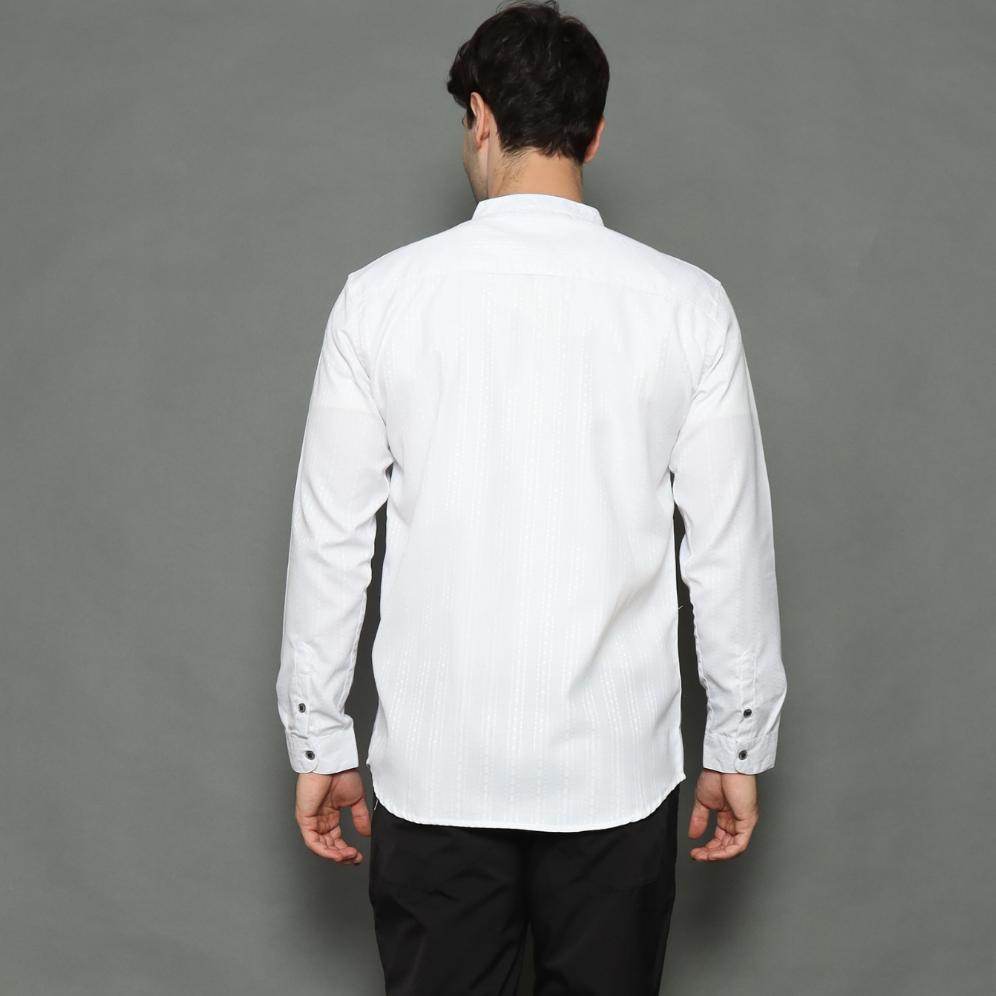 PROMO REV Baju Koko Pria Dewasa Lengan Panjang Putih Bersih Kemeja Koko Pria PROMO