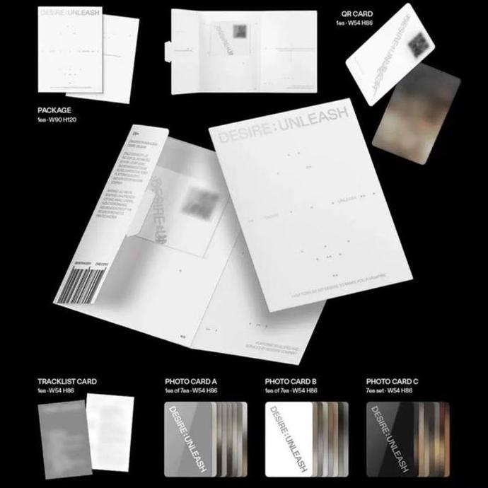 REMOLACK UNLEASH ver.WEVERSE ENHYPEN / ENHYPEN - 6th Mini Album / ENHYPEN - DESIRE: UNLEASH (WEVERSE