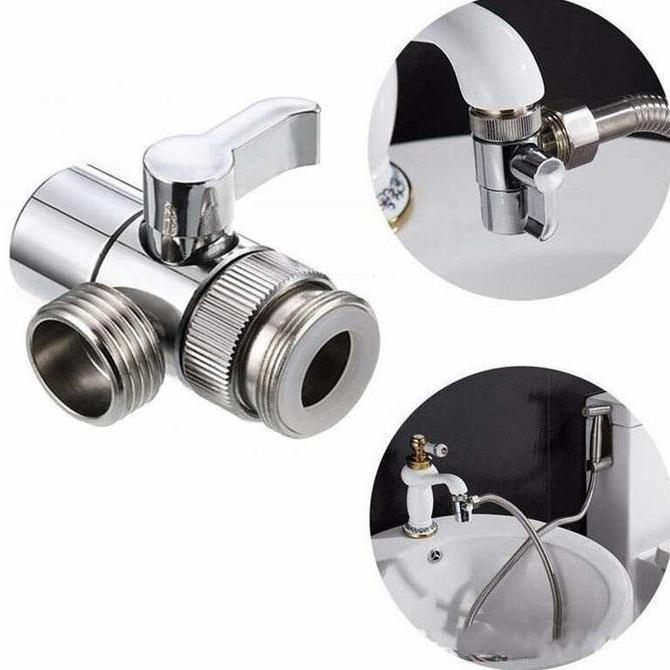 SENEZA Splitter Keran Shower CHITOP konektor Keran Air Westafel