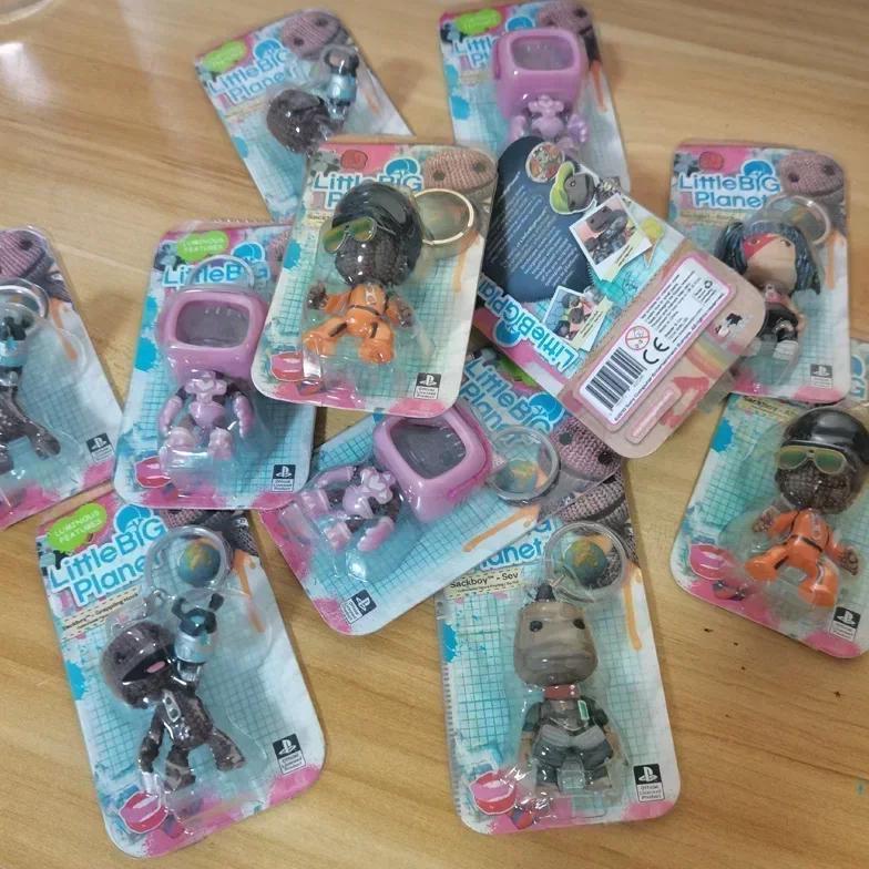 LittleBigPlanet Sackboy Cute Game Anime Figurine Keychain Models Kawaii Little Big Planet Robot Kitt