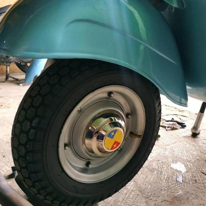 Wheeldop Bakpau Velg Vespa VBB Crown Stainless Sepasang