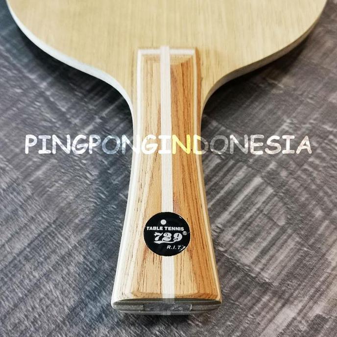 729 Yellow Arylate Carbon 7 Alc - Kayu Pingpong Bet Friendship Ritc Kayu Tenismeja Blade Pingpong