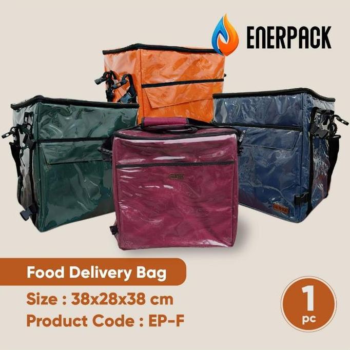 TERBARU - ENERPACK Tas GoFood GrabFood Tas Ojol - Tas Delivery Tas Motor EP-F