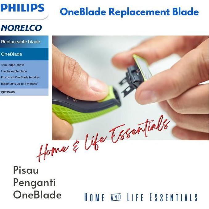Gogogo- Refill Philips Oneblade Mata Pisau Cukur Untuk Philips Oneblade