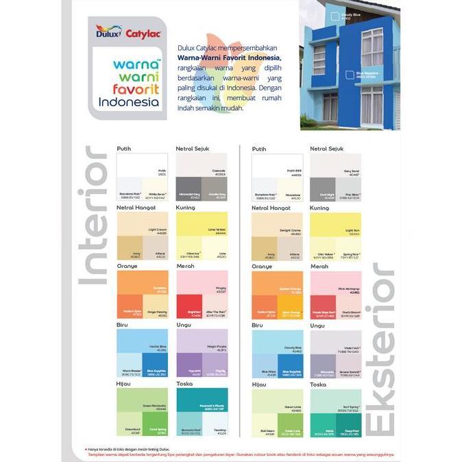 Cat Tembok Interior | Dulux Catylac Tinting ( CASCADE ) 5Kg | Kemasan Galon
