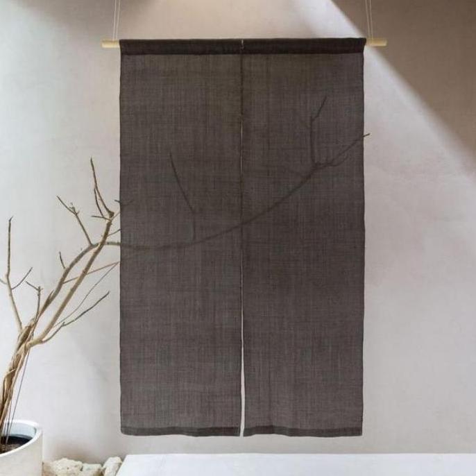 Noren tirai jepang gorden noren jepang tirai pintu noren jepang hordeng jepang polos tirai pintu jep