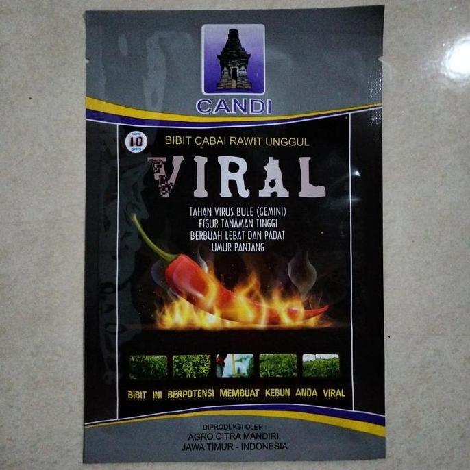 PROMO Bibit Cabe Rawit Viral 10gr - Benih Cabai Viral Crm kaliber ori 212