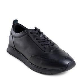 Kets- Prabu - Panji All Black Sneakers Pria-Hitam Sneaker Casual Shoes Hitam