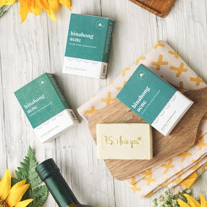 Yoiyouu- (Free Organic Body Lotion)  Binahong Acne Soap _ By Thesoapstory