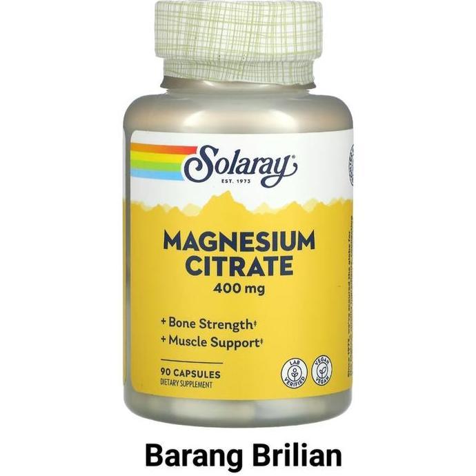 Solaray Magnesium Citrate 400 mg 90 Caps