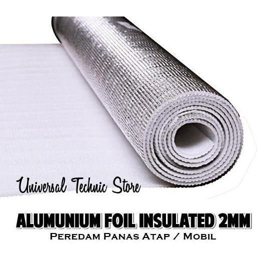 Good- Aluminium Foil Insulated Penahan Peredam Panas Atap / Kap Mobil 2mm