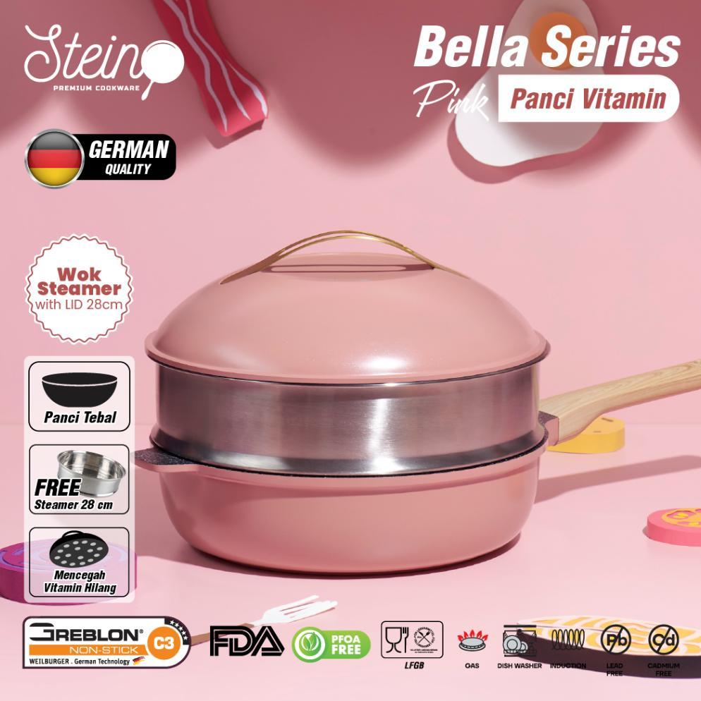 STEIN Bella series | Panci Kukus Granite Coating Greblon German | Anti Lengket