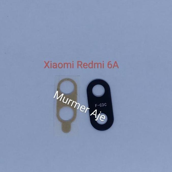 Kaca kamera belakang xiaomi redmi 6a 6A Oem