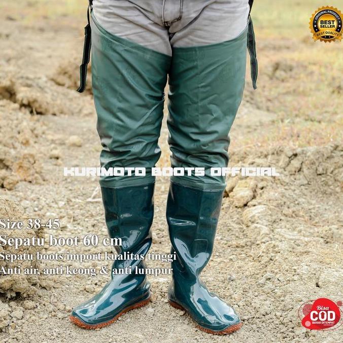 Kets- Boots Sepatu Boots Sawah Petani Anti Air Original 100% Model 80Cm - Shoes