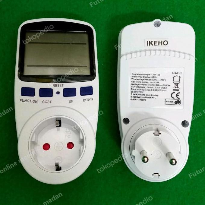 Watt Meter IKEHO , pengukur listrik kwh digital power meter volt amper