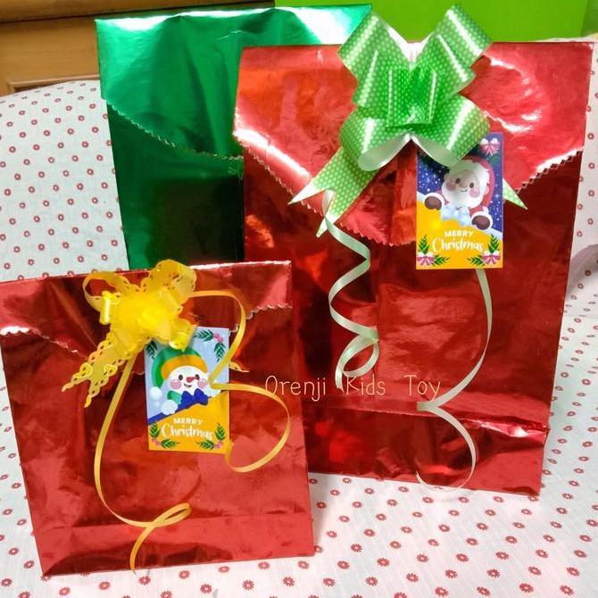 *****] Kantong Kado Natal / Christmas. Kertas kado Natal