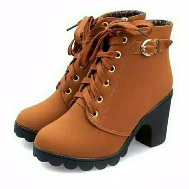 TERBARU SEPATU BOOTS WANITA RESLETING ZIPER YKS