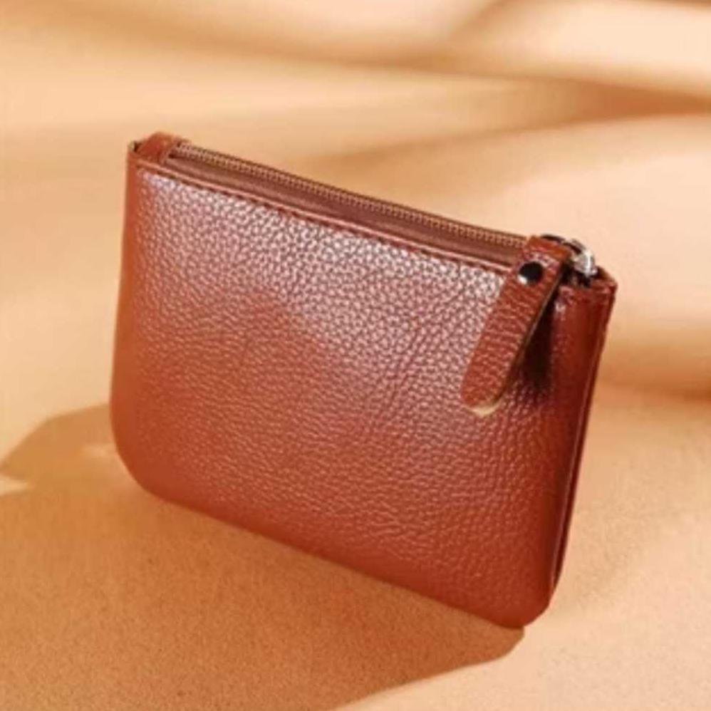 FAVORIT Dompet Koin Wanita Kulit Kecil Terbaru dengan Resleting