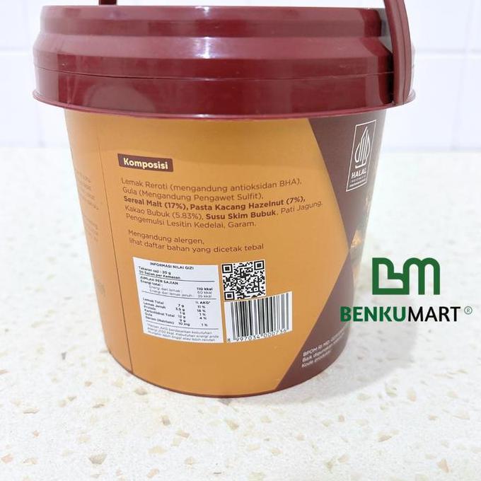 Foodbig- Goldenfil Hazelnut Crunchy 1 Kg | Selai Hazelnut Crunchy Goldenfil