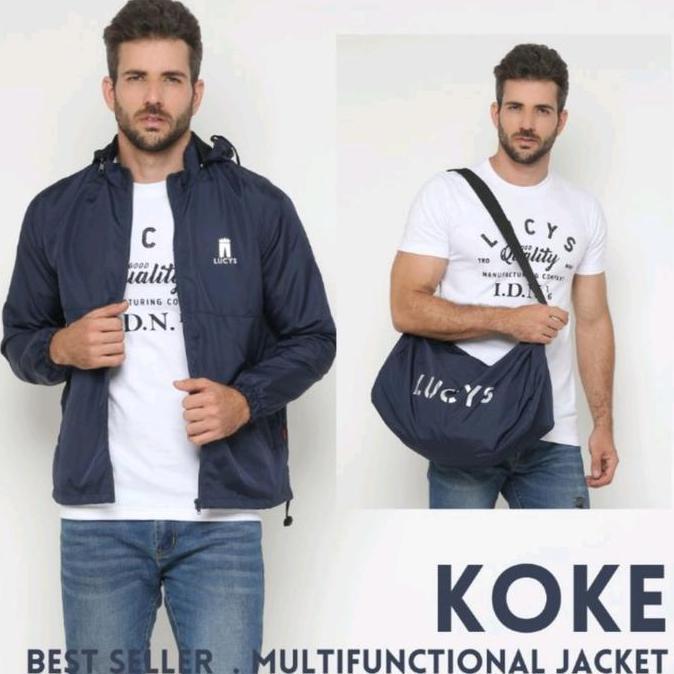 Boywings- Jaket Multifungsi Bisa Menjadi Tas Serbaguna Pria Wanita Lucys Koke