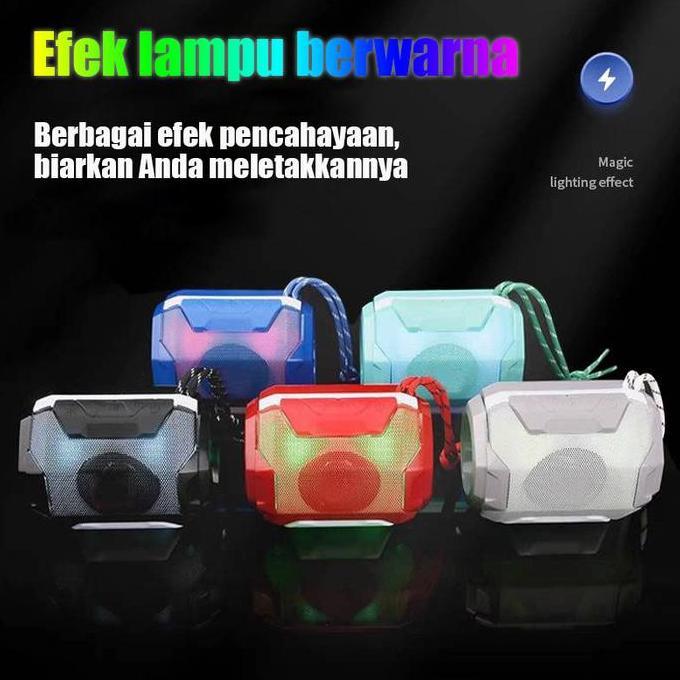 Speakers 162 Bluetooth Wireless Portable Speakers Usb Led Bass