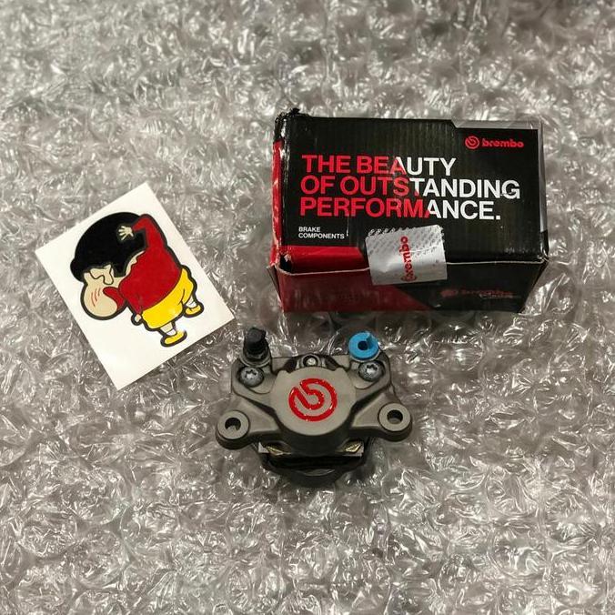 TERMURAH - Kaliper brembo 2p red logo original 2 piston brake pump ori