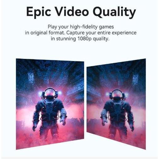 Instancodbisa- Vention Hdmi Video Capture Card Usb To Hdmi Game Capture For Streaming