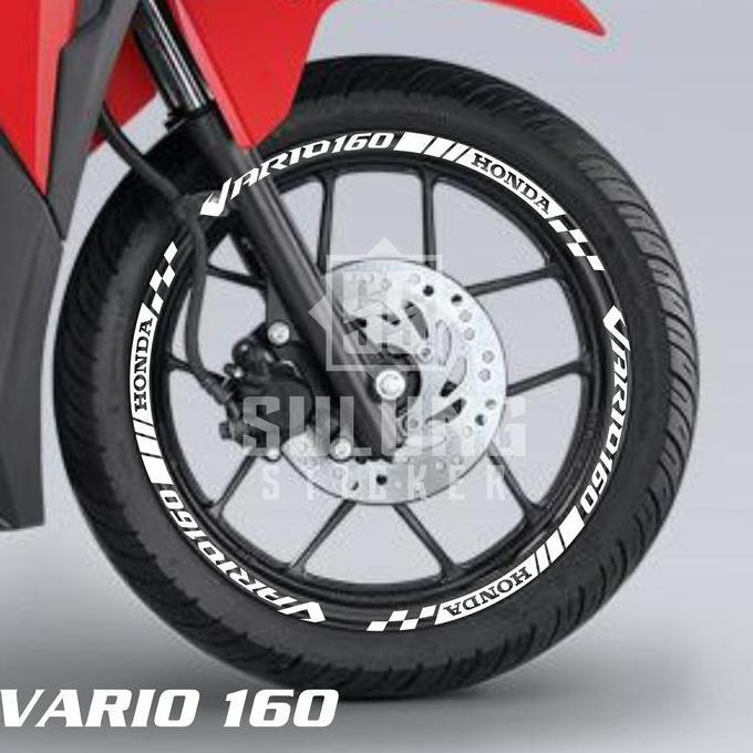 DV358 >> Cutting Stiker Lis Velg Motor Honda Vario 160 Variasi Pelek Keren