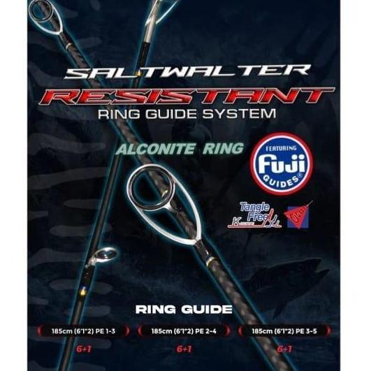 Rod / Joran Pancing Daido Poseidon Mackarel Light Jigging Pe 1-3 Pe 2-4