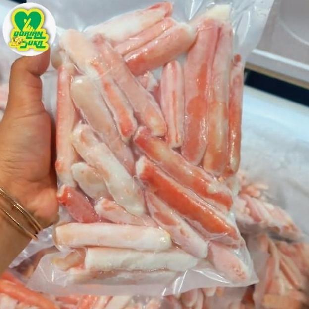 rafadays77 - daging paha kepiting crab alaska 500 gr - original fresh frozen tanpa pengawet kaya ome