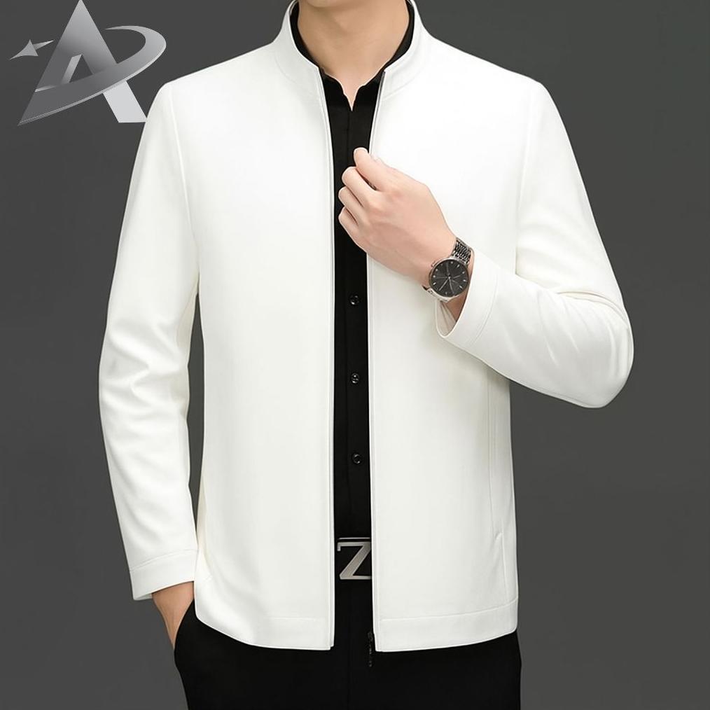 pengiriman cepat Jaket Blazer Pria Formal Classic Premium jasko mandarin pria dewasa Jasko jumbo