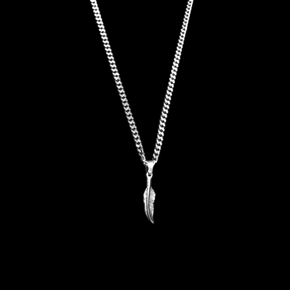 EXCLUSIVE Kalung Pria Titanium Smile Necklace Billie Eilish Cross Thunder Star Bintang Pendant Korea