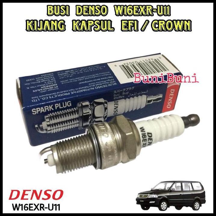 DISKON BUSI MOBIL KIJANG EFI INJEKSI W16EXRU11 ORIGINAL - BUSI DENSO UNTUK KIJANG KAPSUL 7K EFI / LG