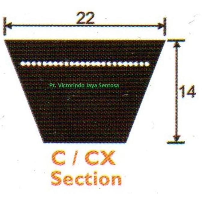 Tranmood- Vanbelt Bando Greenseal C102 , C 102 Atau C-102