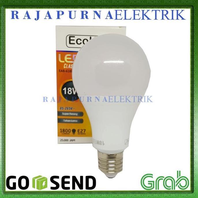 Lightwoll- Lampu Led 18W - 18 Watt Ecoking Super Terang - Tahan Lama