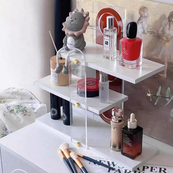 Rak Make Up Rak Skincare Rak Akrilik Minimalis Rak Serbaguna
